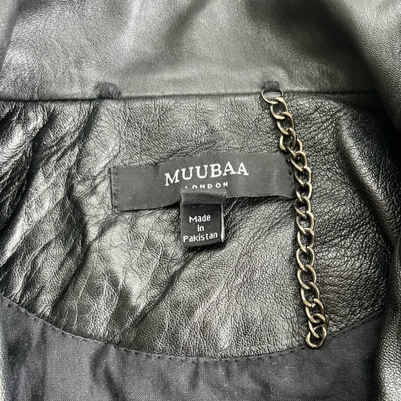 100% leather biker-style jacket, near-perfect condition - Picture 12 of 12